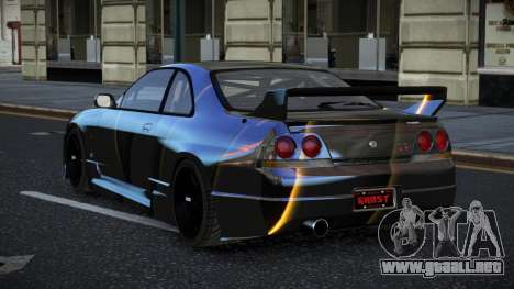 Nissan Skyline R33 GT-R Baslly S9 para GTA 4