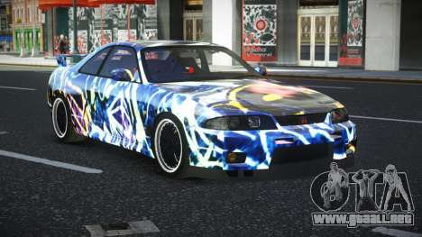 Nissan Skyline R33 Fersa S10 para GTA 4