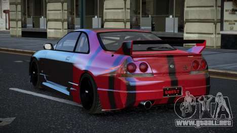 Nissan Skyline R33 GT-R Baslly S5 para GTA 4