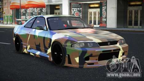 Nissan Skyline R33 GT-R Baslly S13 para GTA 4