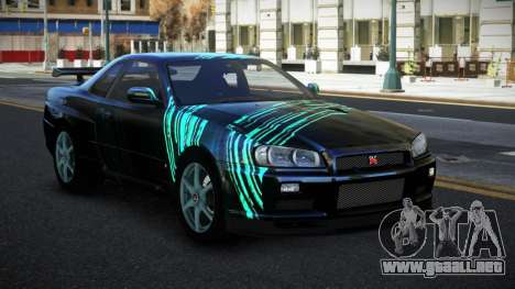 Nissan Skyline R34 Jashra S1 para GTA 4