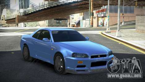 Nissan Skyline R34 Canxamuhu para GTA 4