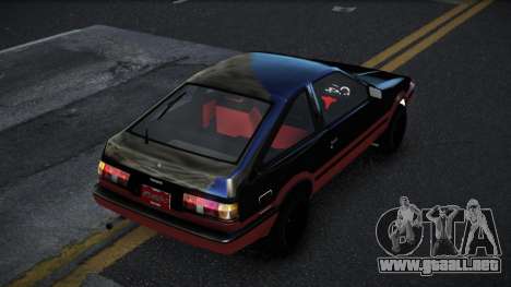 Toyota AE86 Wuside para GTA 4