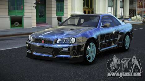 Nissan Skyline R34 Jashra S4 para GTA 4