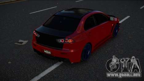 Mitsubishi Lancer Evolution X Kiyyateli para GTA 4