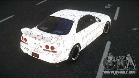 Nissan Skyline R33 Fersa S13 para GTA 4