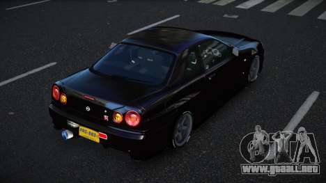Nissan Skyline R34 Menhiluw para GTA 4