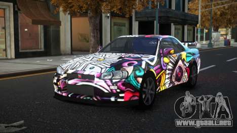 Nissan Skyline R34 Olasin S8 para GTA 4