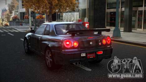Nissan Skyline R34 Olasin S14 para GTA 4