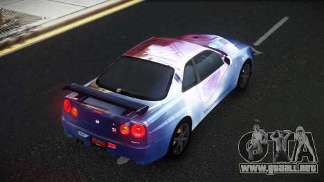 Nissan Skyline R34 Olasin S7 para GTA 4