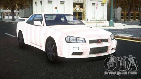 Nissan Skyline R34 Olasin S13 para GTA 4