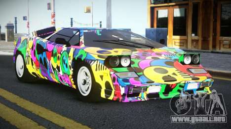 Lamborghini Countach Vintin S4 para GTA 4
