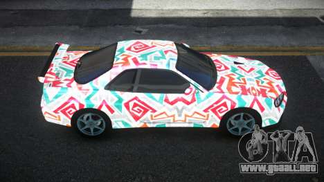 Nissan Skyline R34 Jashra S8 para GTA 4