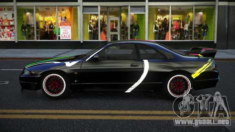 Nissan Skyline R33 Chriley S14 para GTA 4
