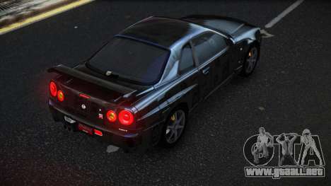 Nissan Skyline R34 Olasin S14 para GTA 4