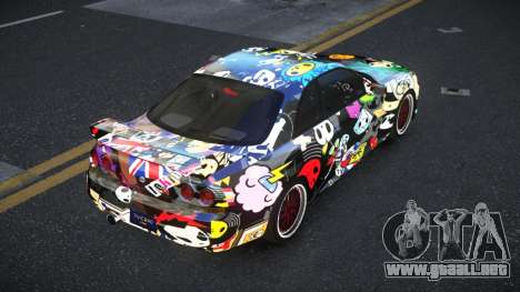 Nissan Skyline R33 Chriley S9 para GTA 4