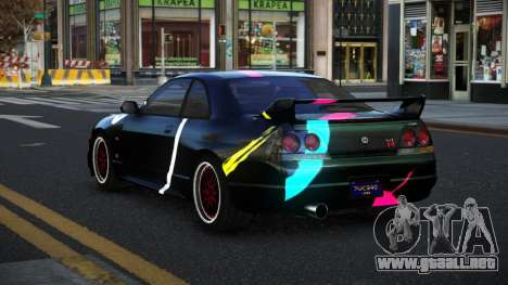 Nissan Skyline R33 Chriley S14 para GTA 4