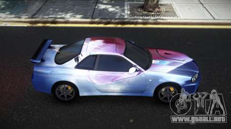 Nissan Skyline R34 Olasin S7 para GTA 4
