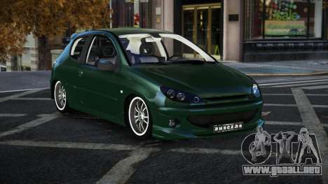 Peugeot 206 Wobaneni para GTA 4