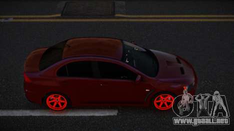 Mitsubishi Lancer Evolution X Xofiweyor para GTA 4