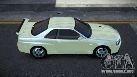 Nissan Skyline R34 Jashra para GTA 4