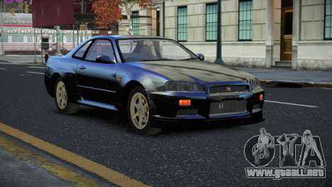 Nissan Skyline R34 Wuquroj para GTA 4