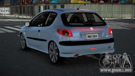 Peugeot 206 Zevhari para GTA 4
