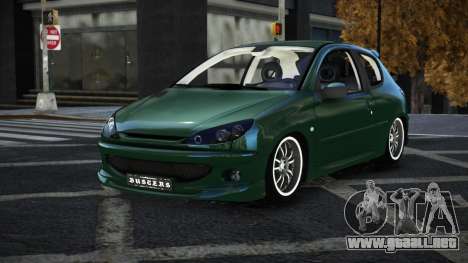 Peugeot 206 Wobaneni para GTA 4