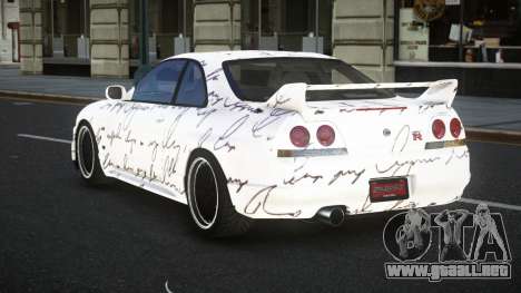 Nissan Skyline R33 Fersa S13 para GTA 4