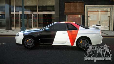 Nissan Skyline R34 Olasin S9 para GTA 4