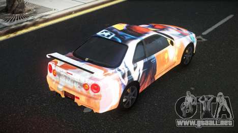 Nissan Skyline R34 Olasin S5 para GTA 4