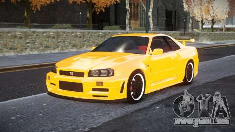 Nissan Skyline R34 Haxme para GTA 4