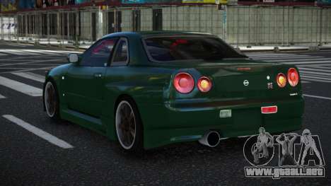Nissan Skyline R34 Nudtap para GTA 4