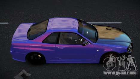 Nissan Skyline R34 Cijagas para GTA 4
