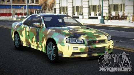 Nissan Skyline R34 Jashra S12 para GTA 4