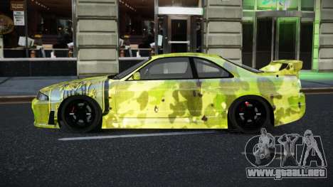 Nissan Skyline R33 GT-R Baslly S3 para GTA 4