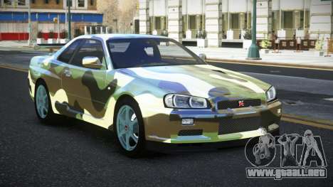 Nissan Skyline R34 Jashra S11 para GTA 4