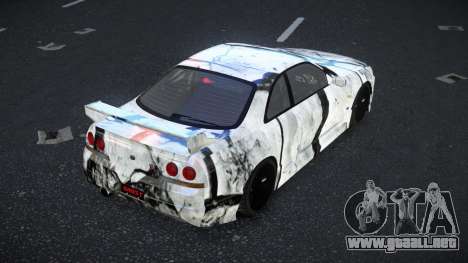 Nissan Skyline R33 GT-R Baslly S8 para GTA 4