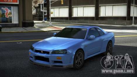 Nissan Skyline R34 Canxamuhu para GTA 4