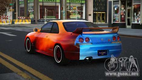 Nissan Skyline R33 Chriley S10 para GTA 4