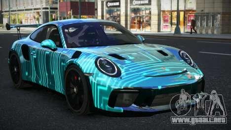 Porsche 911 GT Elnac S8 para GTA 4