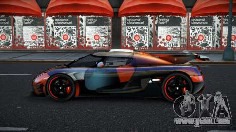 Koenigsegg Agera Jater S5 para GTA 4