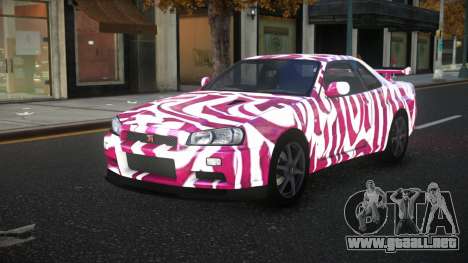 Nissan Skyline R34 Olasin S4 para GTA 4