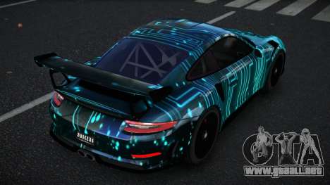 Porsche 911 GT Elnac S8 para GTA 4