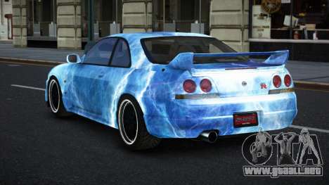 Nissan Skyline R33 Fersa S6 para GTA 4