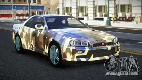 Nissan Skyline R34 Jashra S7 para GTA 4