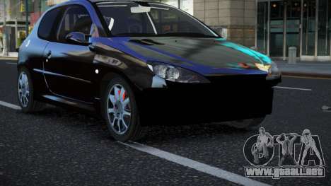 Peugeot 206 Jutufelu para GTA 4