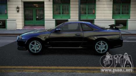 Nissan Skyline R34 Jashra S5 para GTA 4