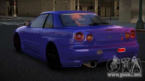 Nissan Skyline R34 Cijagas para GTA 4