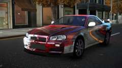 Nissan Skyline R34 Olasin S10 para GTA 4